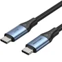 Vention Cable USB-C a USB-C 240W 1m Negro/Azul